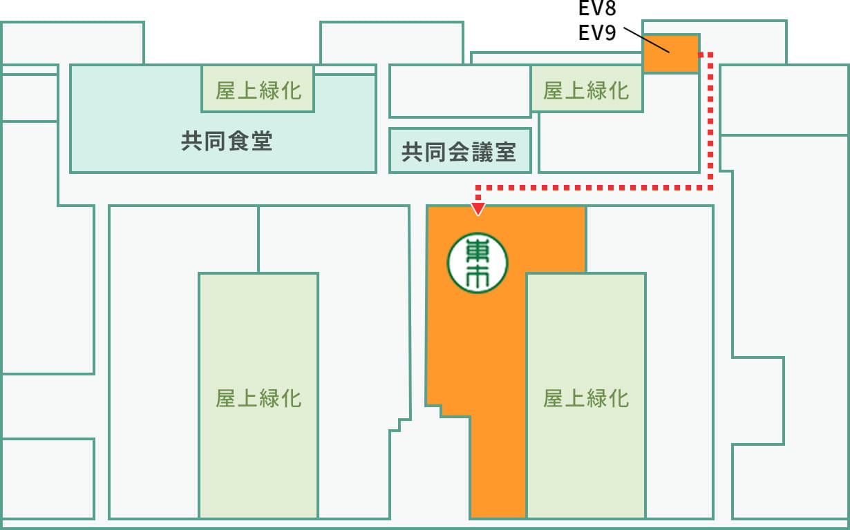 水産卸売場棟　5F